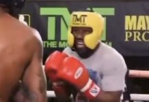 Rapper Blueface Sparring with Floyd Mayweather Blueface x Floyd Mayweather